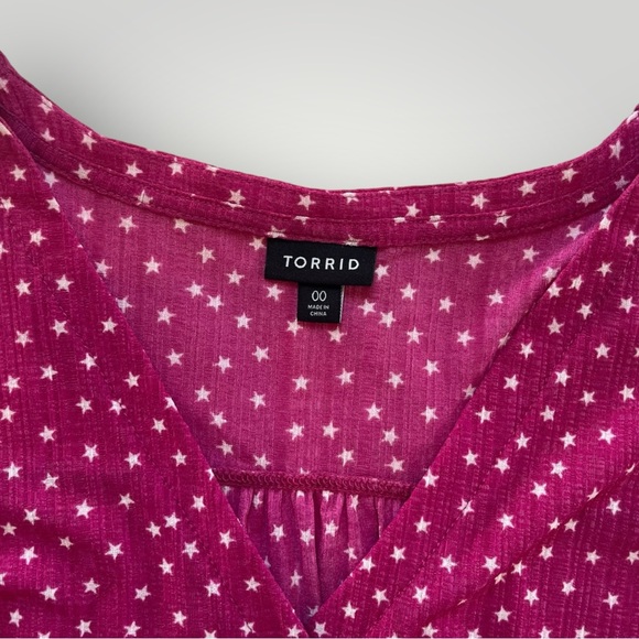 Torrid Pink Top Shirt - Picture 5 of 8